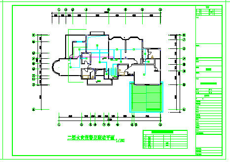 某地二层别墅全套电气设计cad施工图纸_图1