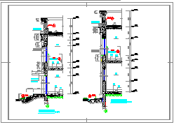 二层大型商业楼建筑CAD施工设计图纸