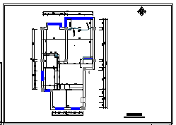 高层住宅家居室内装饰设计整套cad施工图纸-图二