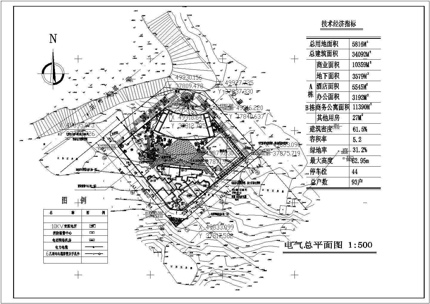 某交通局CAD完整设计节点平面建筑图