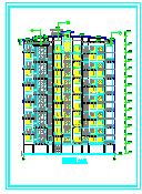 某高层住宅楼整套cad建筑设计施工平立剖面图纸_图1