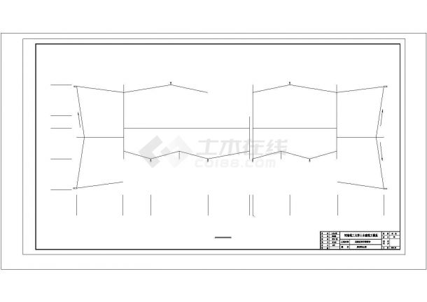 某七层砖混结构办公楼建筑施工CAD图-图二