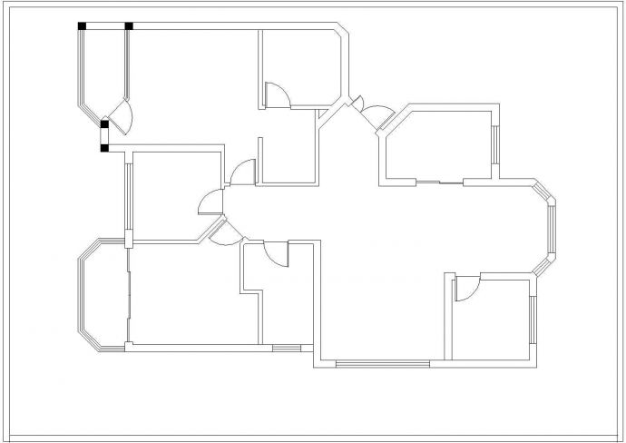智汇家园11栋王先生定稿整套室内家装设计方案cad大样施工图_图1