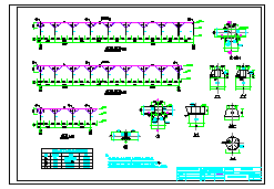 呼和浩特市火车站详细cad设计施工图纸-图一