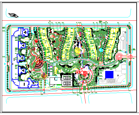 某综合小区CAD详细设计图