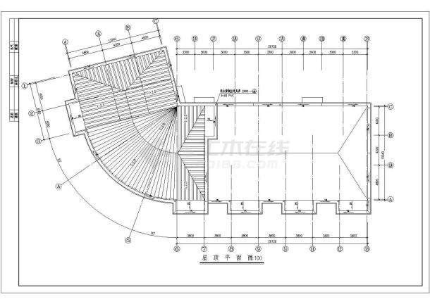 某金属制品厂建筑CAD框架结构设计完整施工图-图二