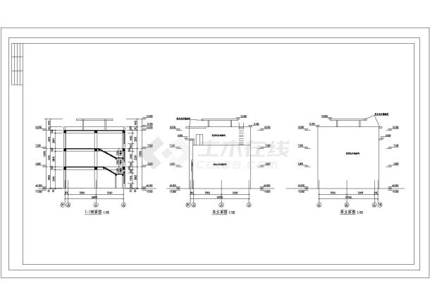 某徽派建筑规划方案CAD施工图-图二