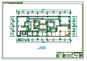 某地区火锅店建筑设计施工图+3D模型+8张效果图 1套-图二