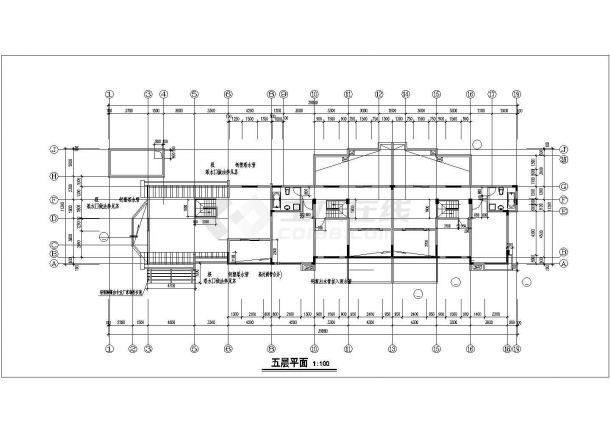 江苏某市郊区多层住宅全套装修设计方案CAD图纸-图一