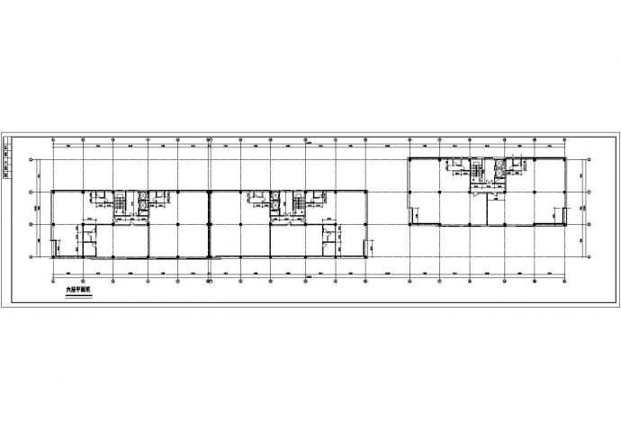2.1万平米9层框架结构商业综合楼全套建筑设计CAD图纸_图1