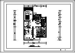 住宅设计_某二层经典小康住宅建筑施工cad图，含两套设计-图一