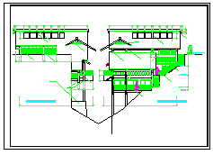 长13.5米 宽7.5米 二层索道上部站茶室建筑设计图纸-图二