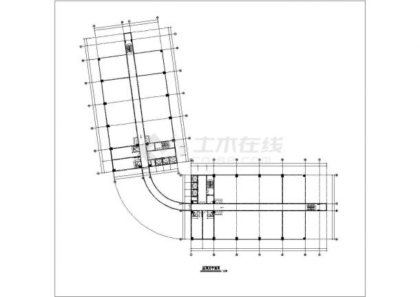 泉州市某商业街1.2万平米18层框架结构商务酒店平立面设计CAD图纸-图二