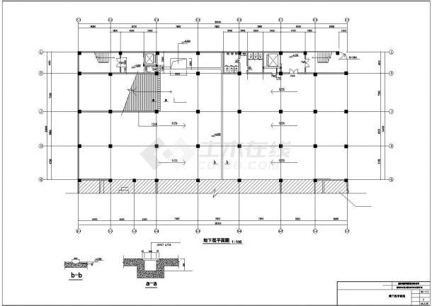 汕尾市某商业街1.2万平米8层框架结构商务酒店建筑设计CAD图纸-图一