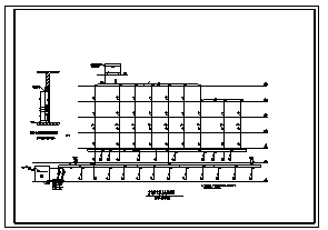 某市五层带地下室保障性住房给排水施工cad图(含消火栓系统，自动喷淋系统设计)_图1