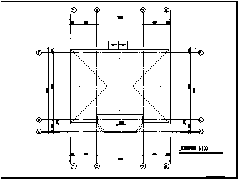 别墅设计_某二层现代农村别墅建筑施工cad图纸-图一