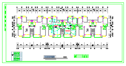 多层住宅电气施工设计CAD图纸_图1