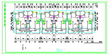 多层住宅电气施工设计CAD图纸-图二