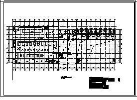 某地上四层带负二层厂房给排水施工cad图(含给水排水、消防系统设计)-图二