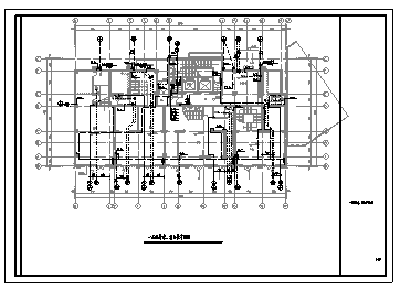 某市三十三层小区住宅楼给排水消防施工cad图（含冷凝水系统设计）-图二