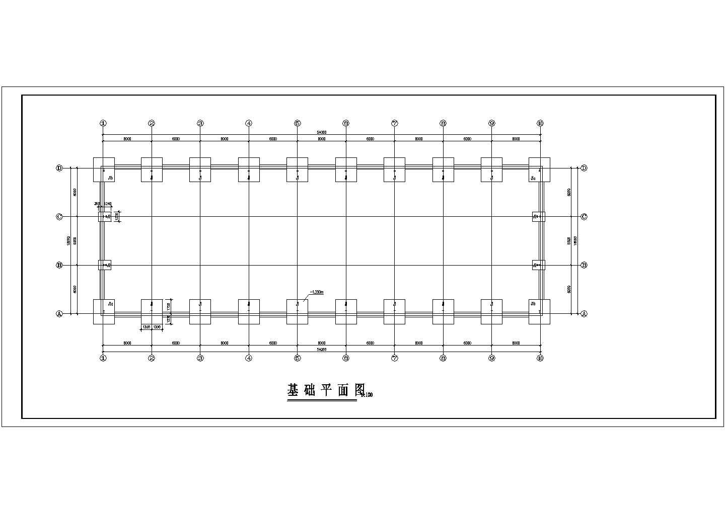厂房设计_单层排架结构厂房建施结施CAD图