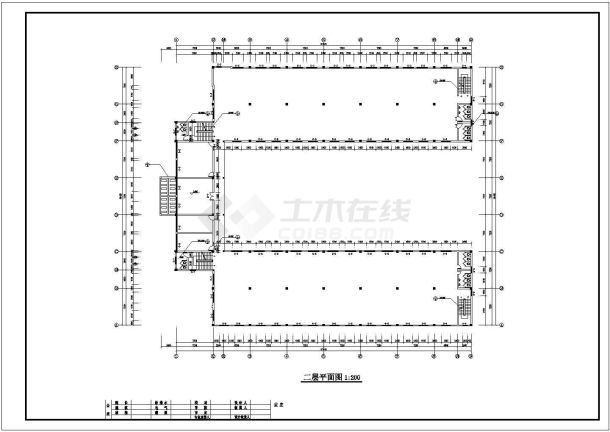 厂房设计_三层大型厂房建筑施工CAD图-图二