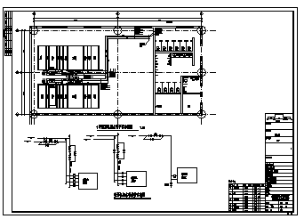 空调机房设计_某市机场空调机房风管工程施工cad图纸-图一