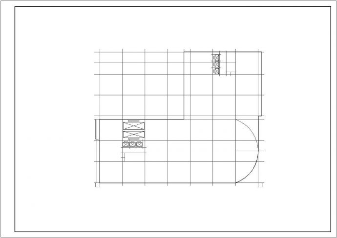 某二十八层写字楼建筑设计方案CAD图纸_图1