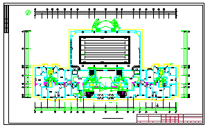 一类高层住宅电气设计CAD图-图二
