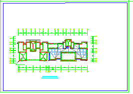 某住宅单元楼电气设计CAD施工图纸-图二