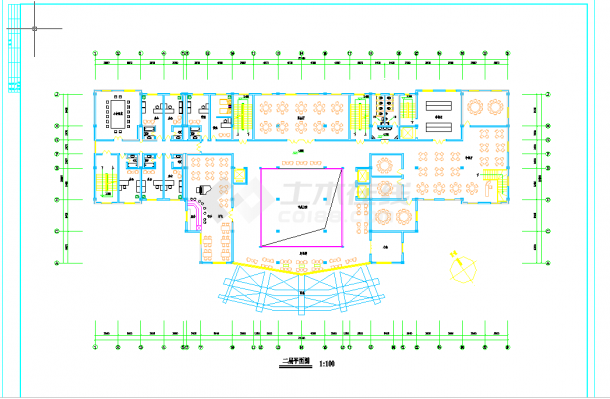 大酒店设计方案CAD详细展示图-图一
