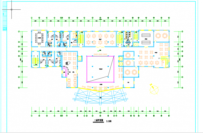 大酒店设计方案CAD详细展示图_图1