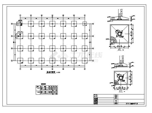 三层厂房建筑工程施工图纸（含效果图）-图一