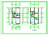 某低层住宅楼电气设计施工cad图纸_图1