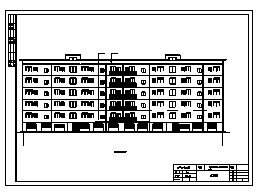 某六层框架结构小区住宅楼全套建筑结构施工cad图(含计算书，毕业设计)-图一