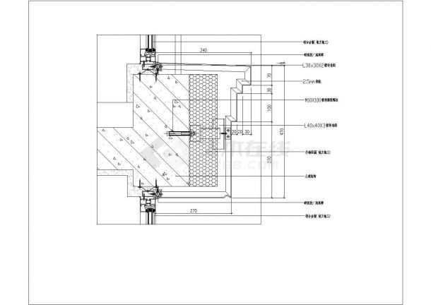 某工厂铝单板节点详图铝单板节点详图(含大样图)-图二