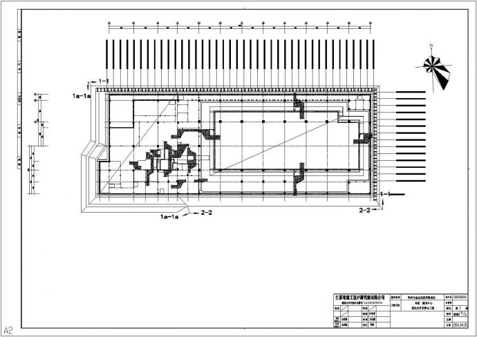 某地区基坑支护及降水工程方案施工CAD图纸_图1