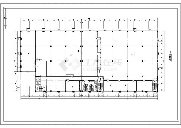 某工业区工厂建筑CAD设计详细平面图-图一