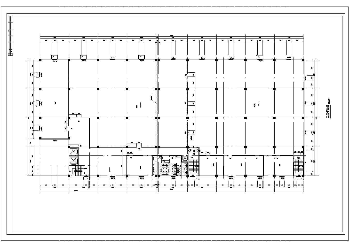 某工业区工厂建筑CAD设计详细平面图