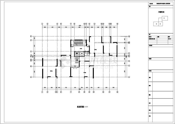 淮安新古典居民住宅详细建筑施工图-图一