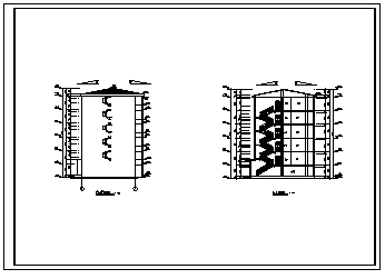 某市某五层框架结构带小鹏层住宅楼建筑施工cad图(含计算书，结构图)-图二
