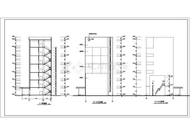 某制粉车间建筑CAD设计施工完整图纸-图二