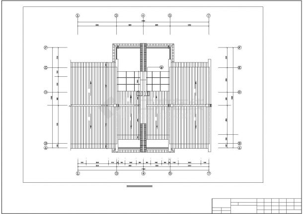 齐齐哈尔市广汇新村某3层砖混结构独栋别墅全套建筑设计CAD图纸-图一