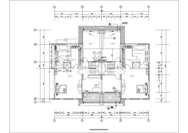 齐齐哈尔市广汇新村某3层砖混结构独栋别墅全套建筑设计CAD图纸-图二
