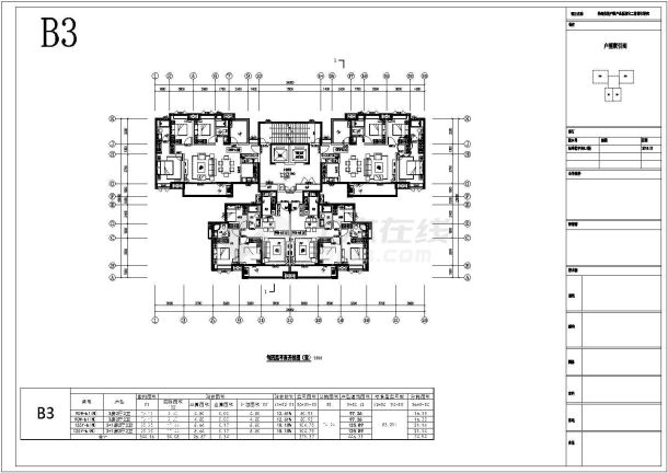 南通新古典详细建筑CAD布置图-图一