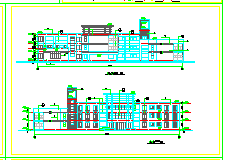 某幼儿园全套建筑施工cad图-图一