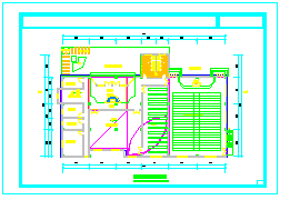 某中学图书科技楼cad建筑方案设计施工图_图1