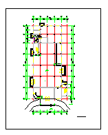 某食堂全套建筑设计CAD施工图纸-图二