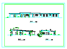 某小型幼儿园建筑设计CAD图-图二