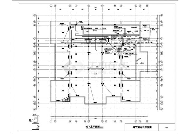 别墅室内弱电CAD设计图-图一